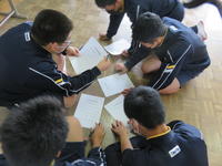 みんなで協力しています