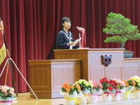 在校生代表の送辞